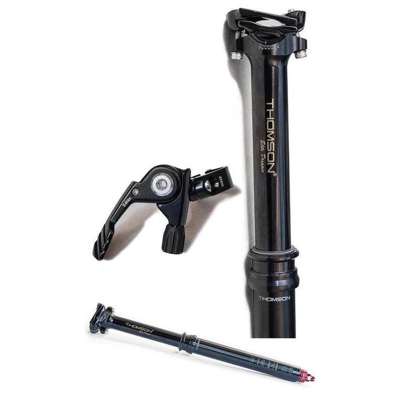 THOMSON Tige de selle Covert Black Dropper, Ø 30,9mm, course 125mm