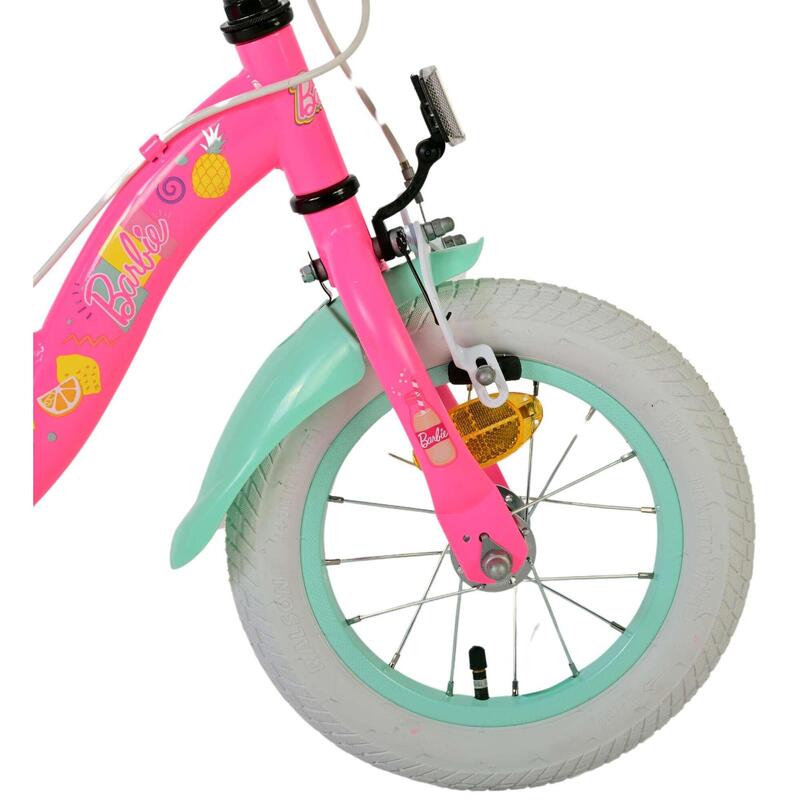 VOLARE BICYCLES Kinderfahrrad  Barbie, 12 Zoll, ohne Rücktrittbremse