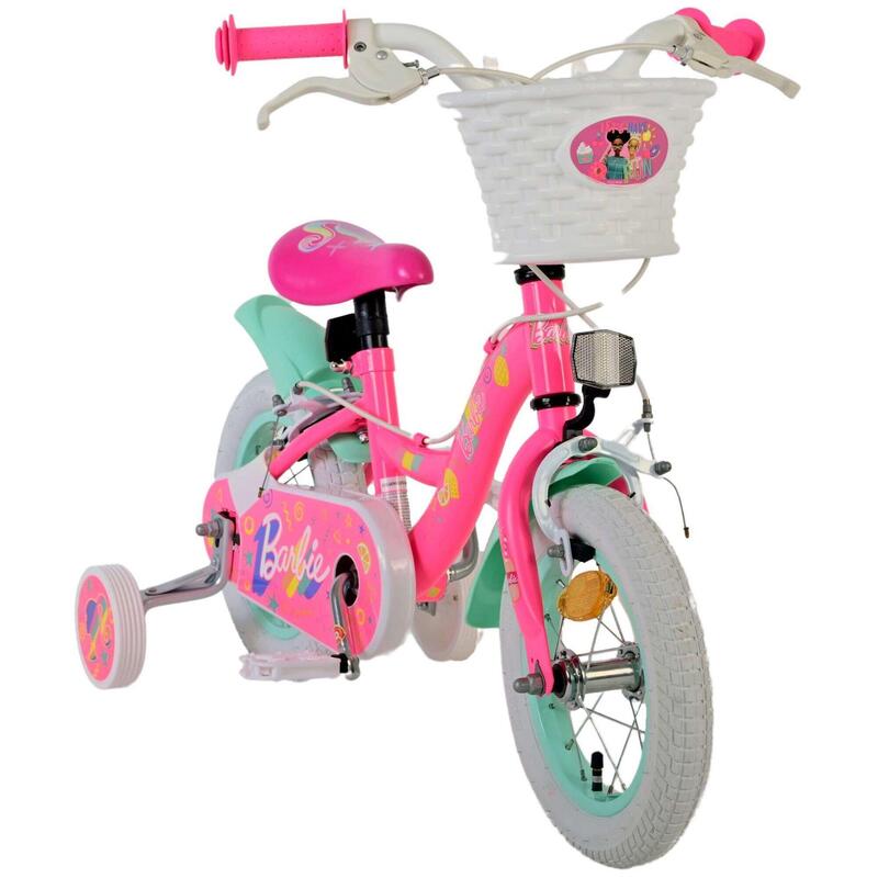 VOLARE BICYCLES Kinderfahrrad  Barbie, 12 Zoll, ohne Rücktrittbremse