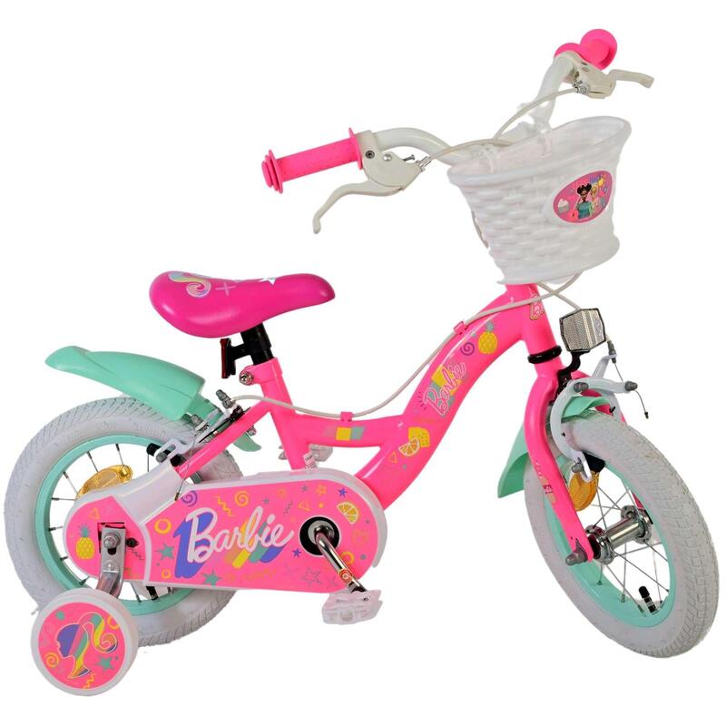 VOLARE BICYCLES Kinderfahrrad  Barbie, 12 Zoll, ohne Rücktrittbremse