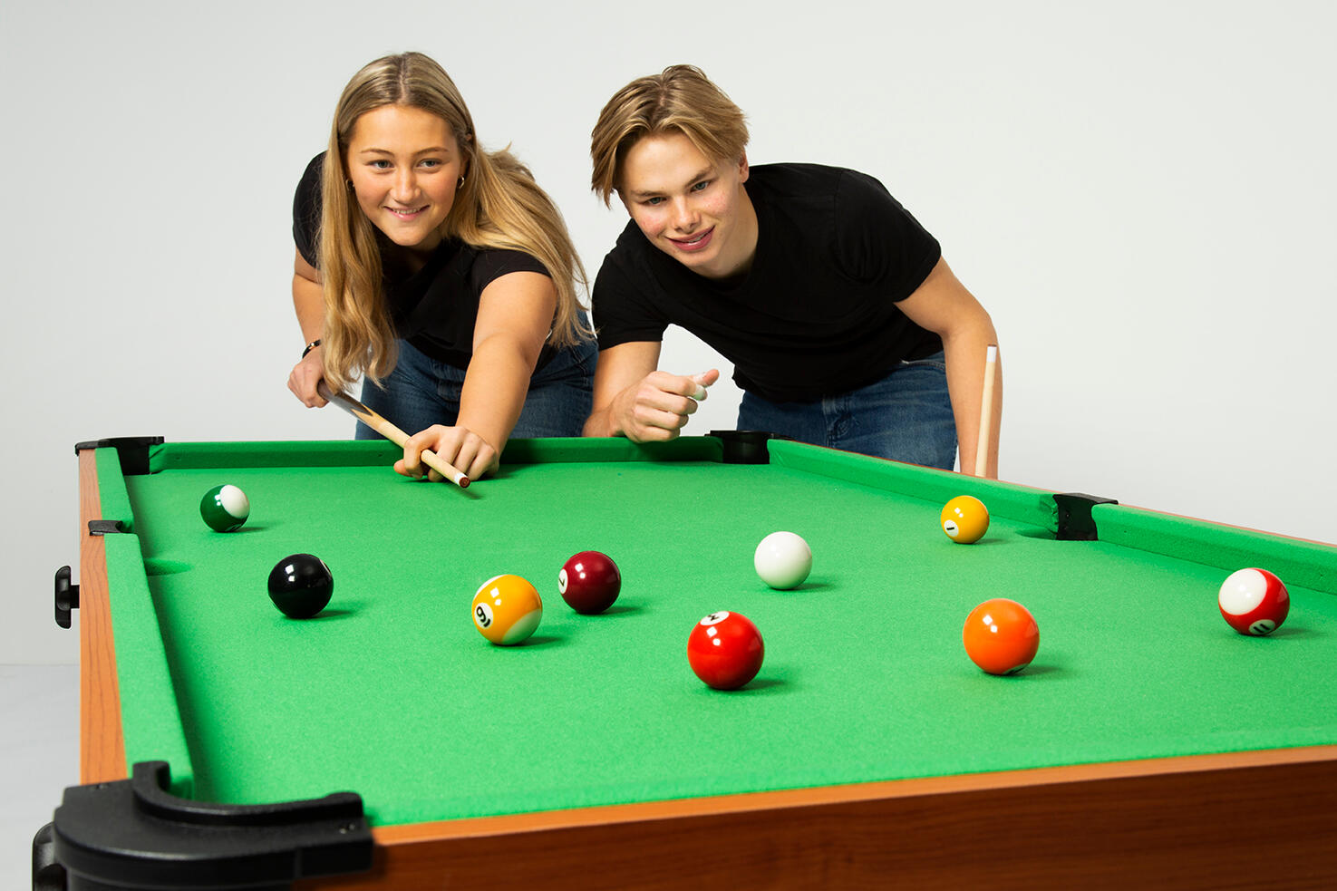 Stół do bilarda Gamesson Pool 5ft Yale L-Foot 152×80×78cm 2/7