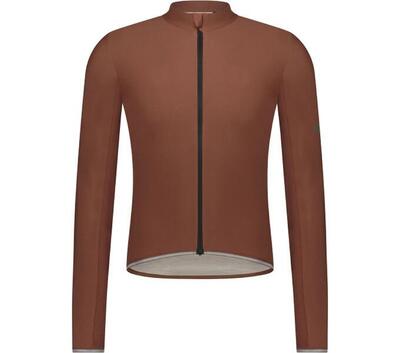 EVOLVE All Seasons Merino Jersey. Mirror Brown