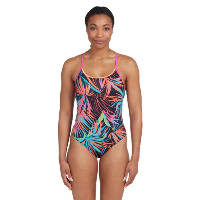 Maillot de bain dos nu Zoggs - Imprimé Maya - Taille 30