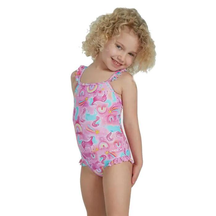 Traje de baño Speedo Junior para niña con tirantes finos - Rosa - 9-12M 2/6