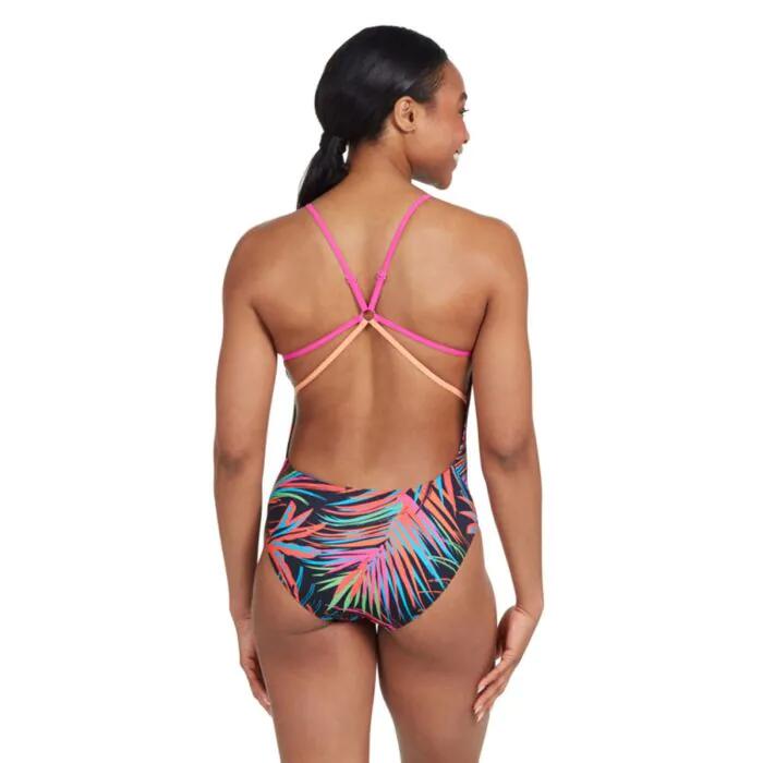 Maillot de bain dos nu Zoggs - Imprimé Maya - Taille 30