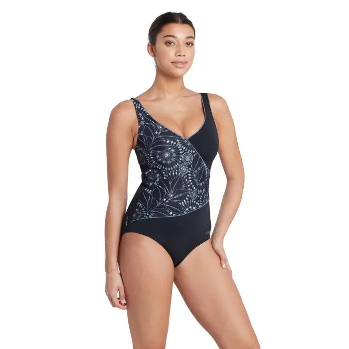 Zoggs Stellar Wrap Front Swimsuit 2/5