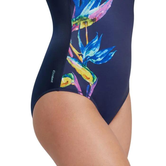 Costume da bagno Zoggs Neon Crystal Scoopback - Taglia 32 3/4
