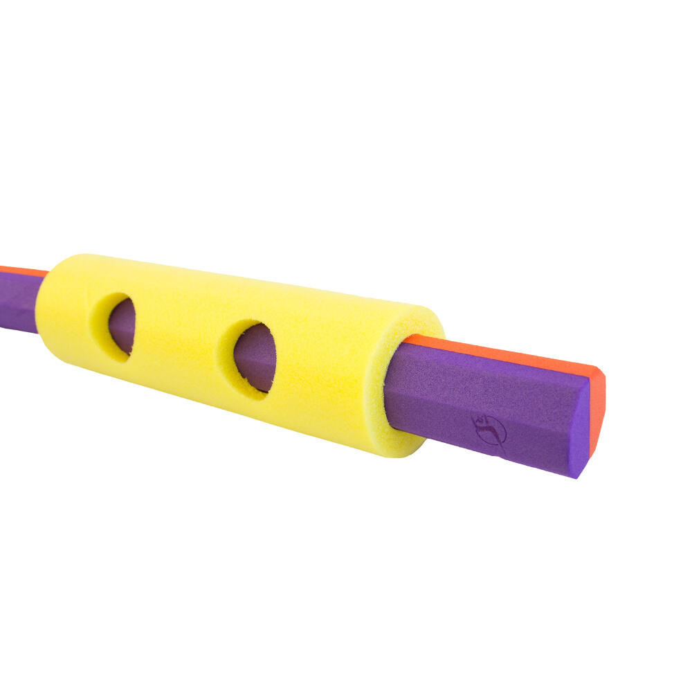 Conector de Natación Leisis Doble Churro Amarillo 3/3