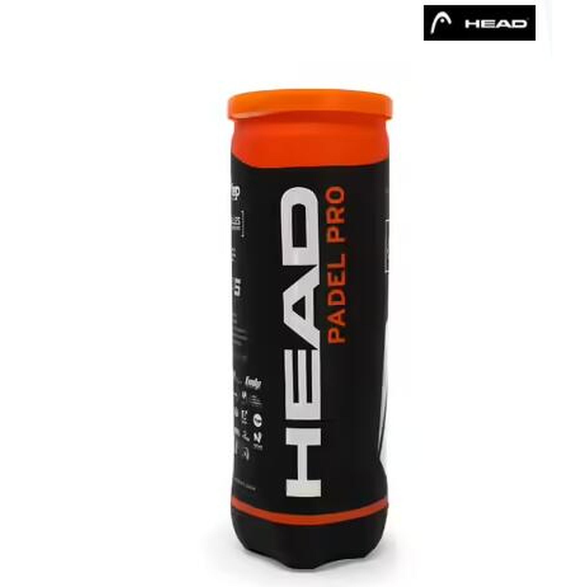 Bolas de Padel HEAD PADEL PRO Lata de 3