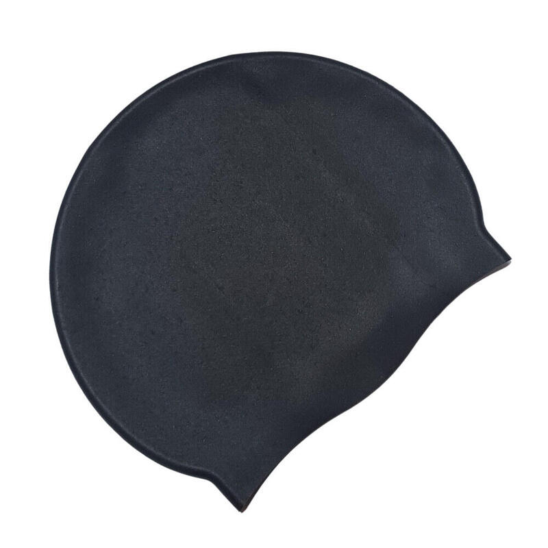 Gorro de Natación Leisis Silicona Reciclada  Negro