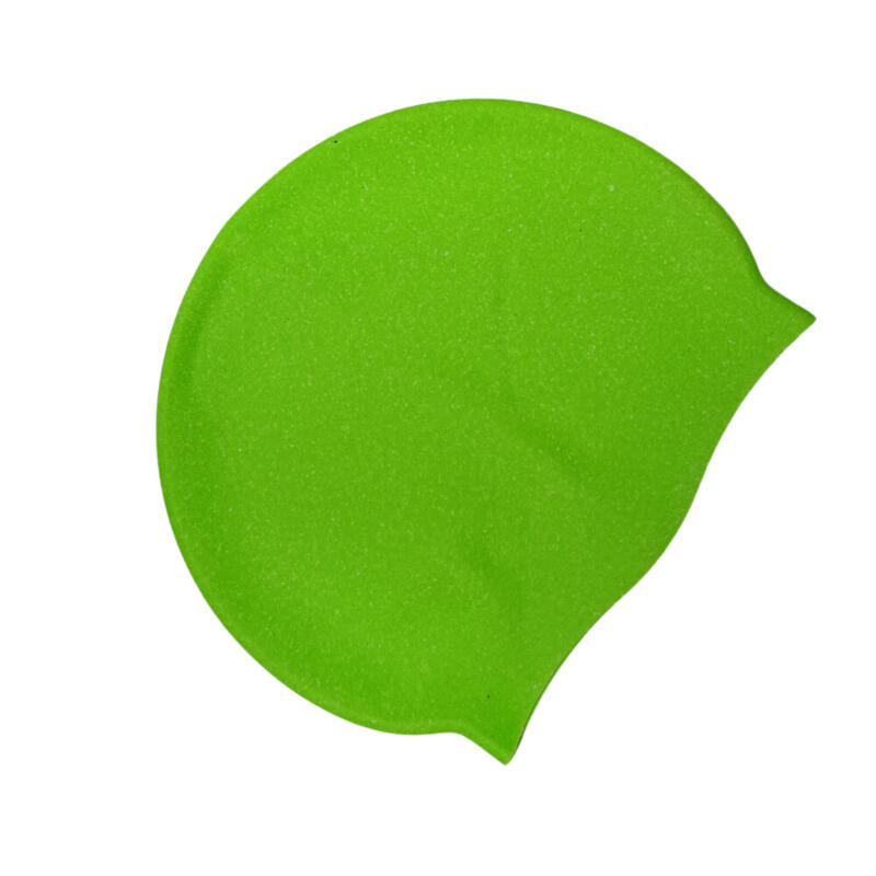 Gorro de Natación Leisis Silicona Reciclada Verde Fluor