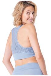 Brassière Fitness Maintien élevé Bleu Sky