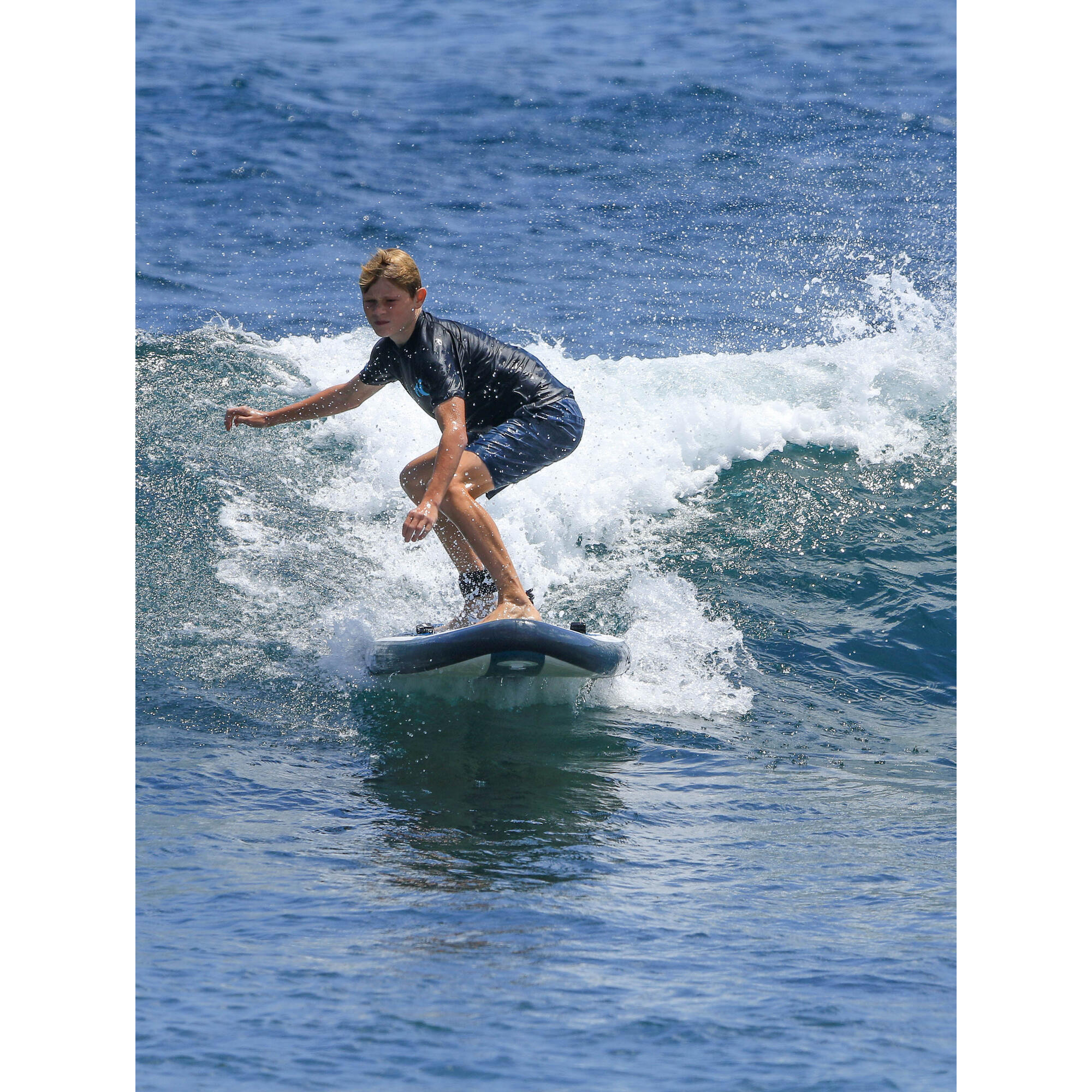 Planche De Surf Gonflable Pour Natation Et Jeux D'eau - Dimensions 119x58 Cm - Poignées Antidérapantes - PVC Résistant