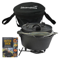 Dutch Oven Flame Master 8,5 L - Marmite en fonte - barbecue, camping
