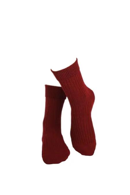 Sosete antibacteriene din lana merino Warm Ribs Bordeaux, 35-38 EU 3/3