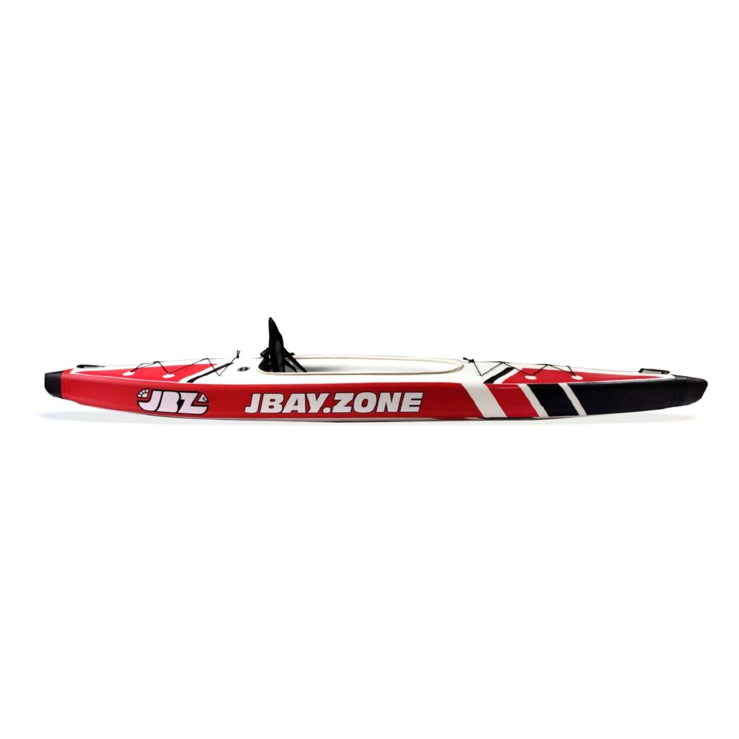 JBAY.ZONE Kayak Canoa Gonfiabile Monoposto V-Shape Mono 385X81cm Drop-Stitch 3/7