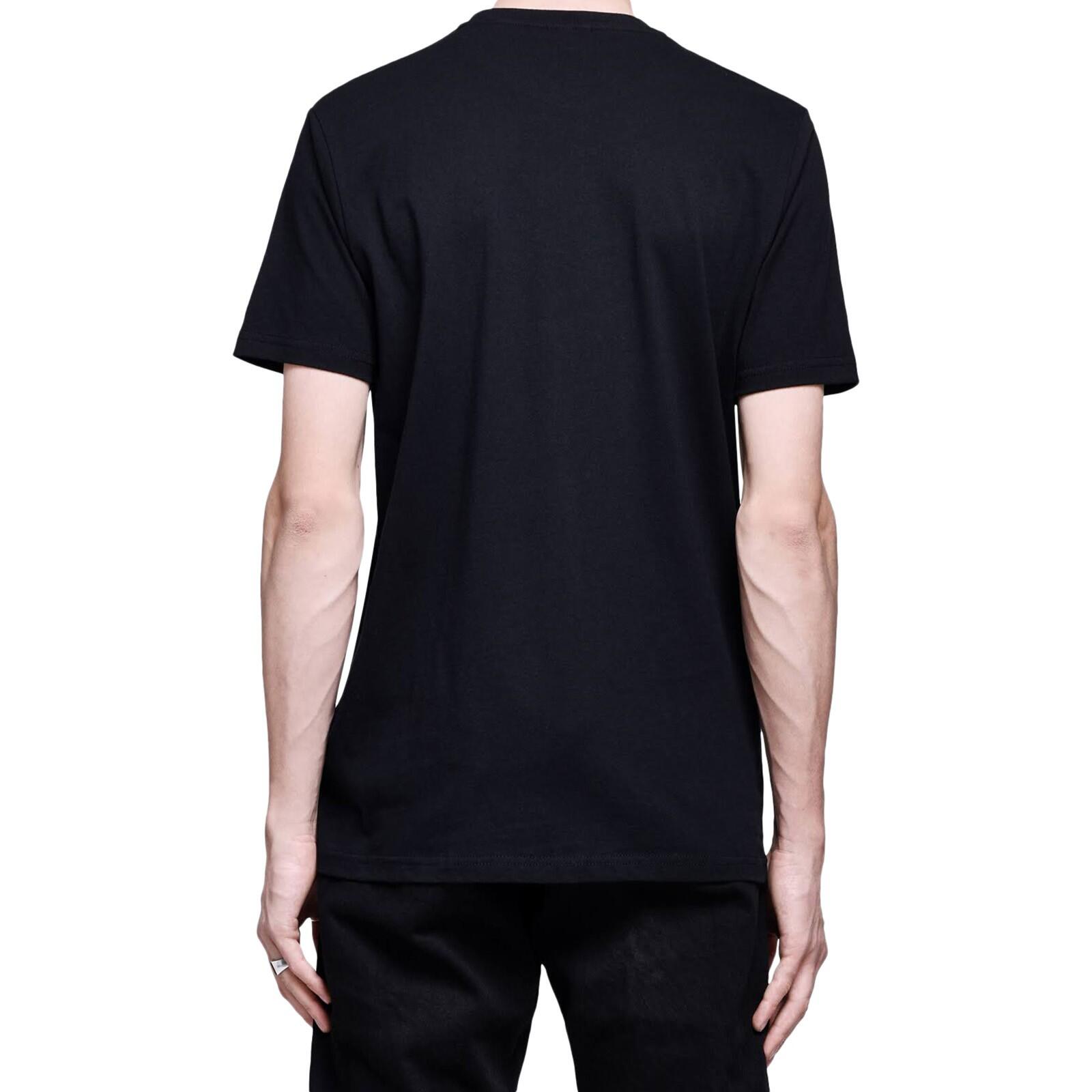 Maglia a Maniche Corte Uomo Ellesse Canaletto Nero 2/5