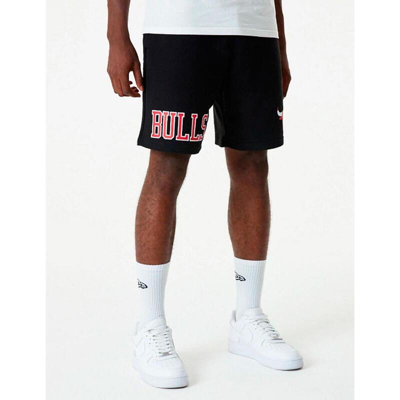 Bermudas para Hombre New era  logo chicago bulls  Negro