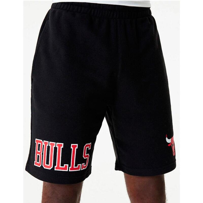 Bermudas para Hombre New era  logo chicago bulls  Negro