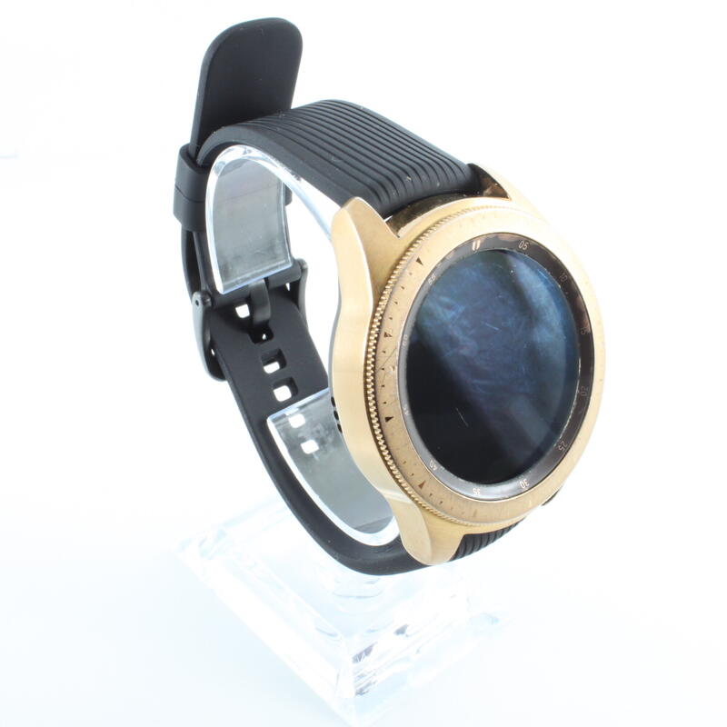 Refurbished - Samsung Galaxy Watch 42mm Wifi+4G - Zwart/Goud - Redelijk