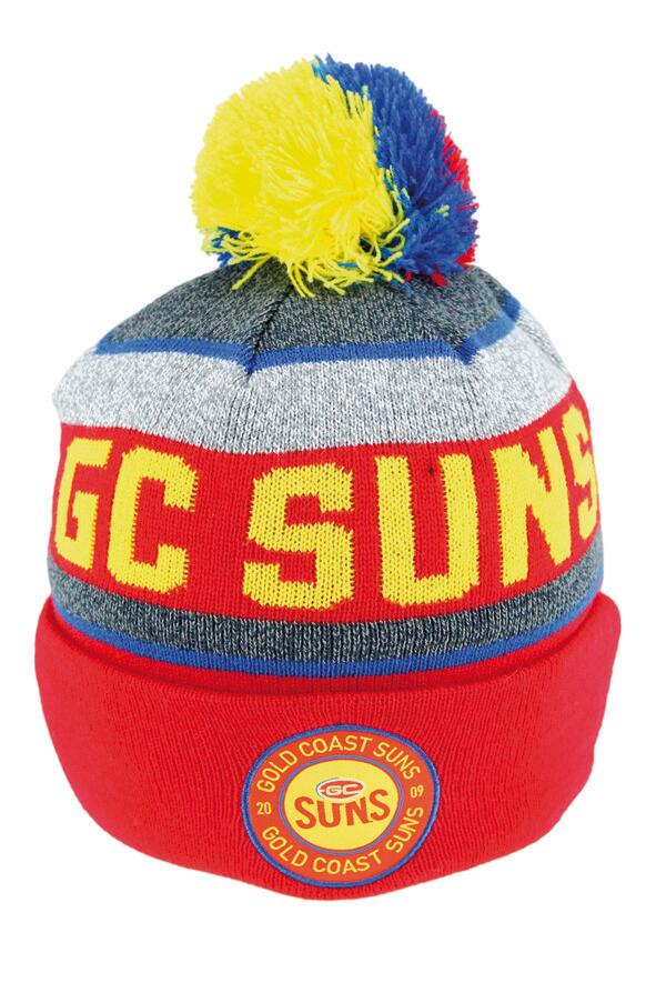 Gold Coast Suns AFL Adults Tundra Beanie