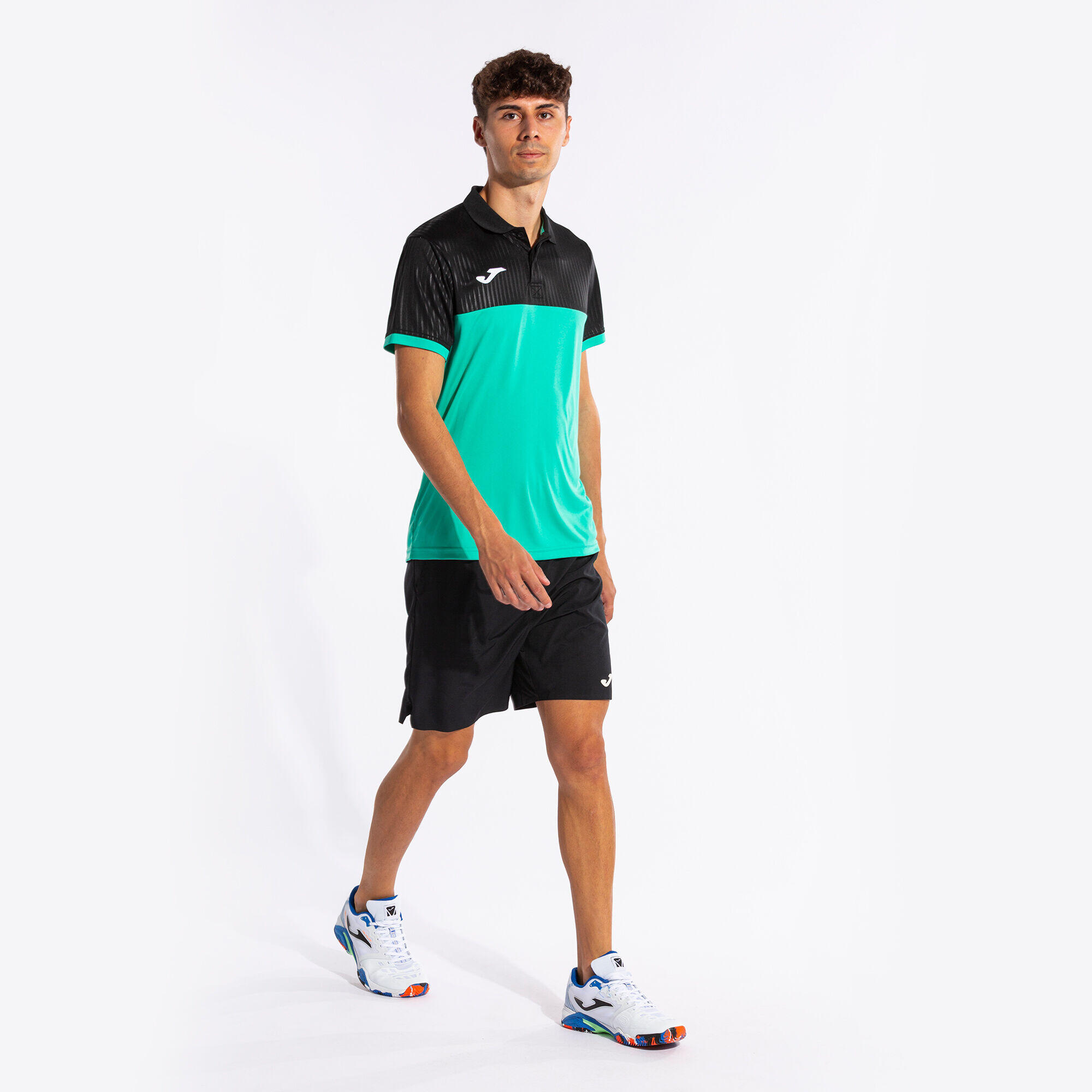 Polo Manches Courtes Padel Homme Joma Montreal Vert 3/7