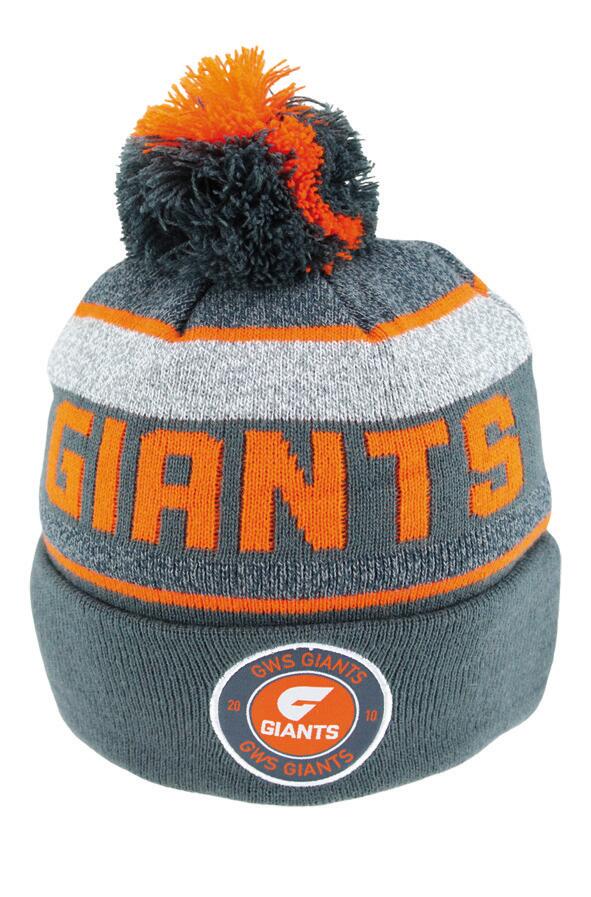 GWS Giants AFL Adults Tundra Beanie