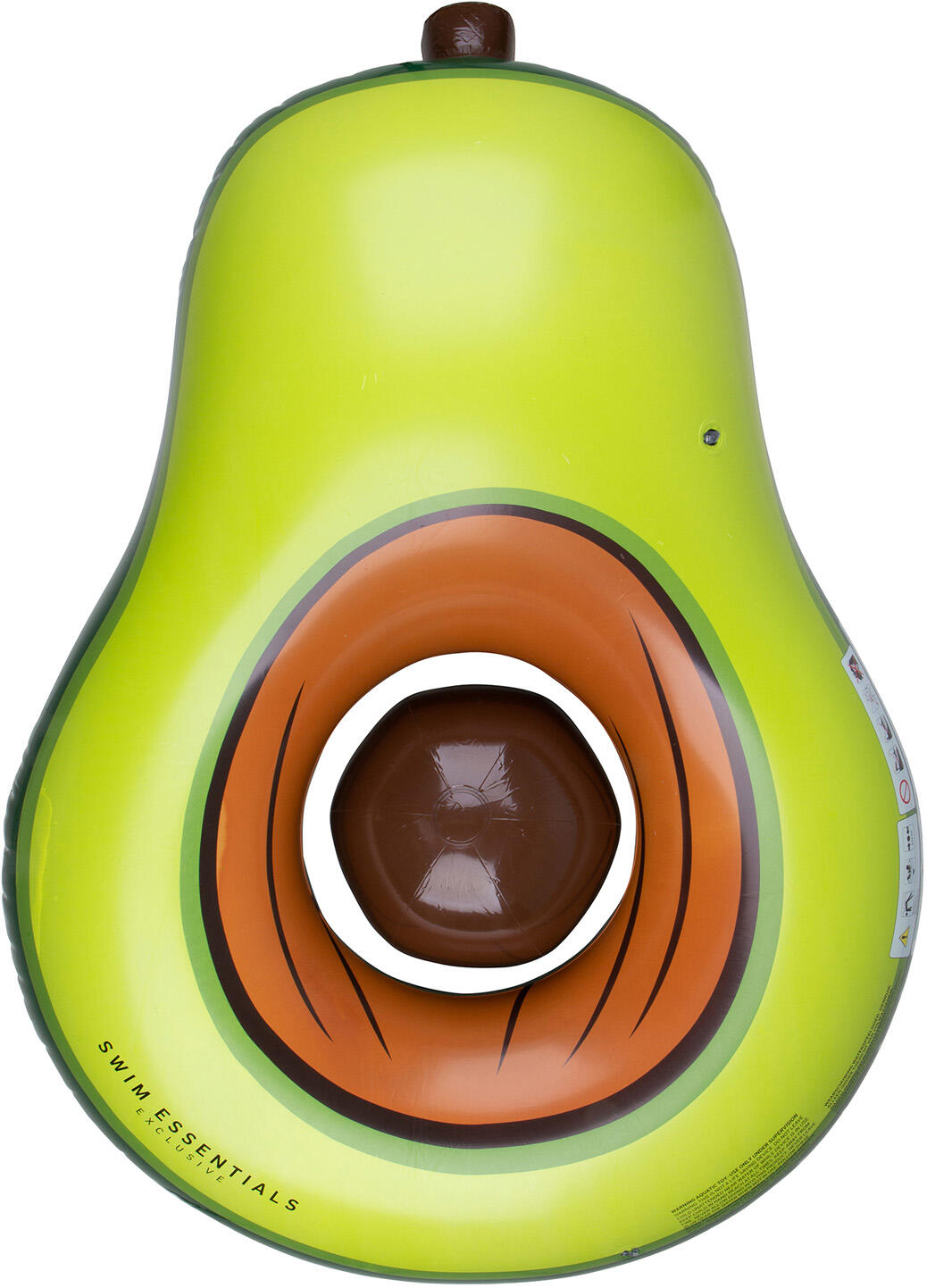 SWIM ESSENTIALS Swim Essentials Luftmatratze Avocado mit Beachball 155 x 113 cm