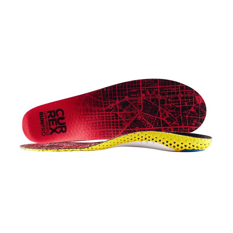 Runpro® DYNAMIC INSOLES FOR RUNNING - Red Low Profile