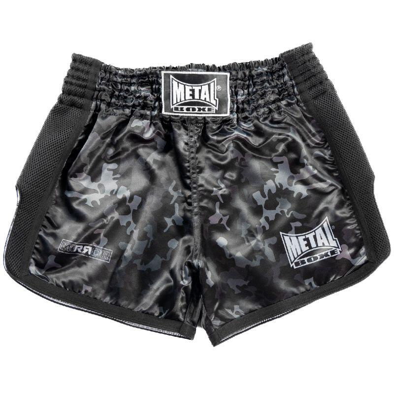 Metal Boxe Shorts Kick Mirror Preto da Decathlon
