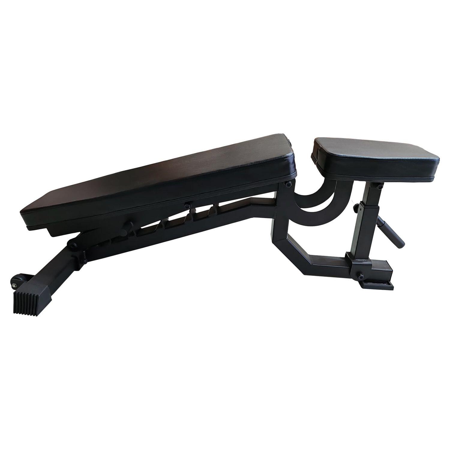 Banco de Musculación Profesional Ajustable Carga Máxima 350 kg 3/4