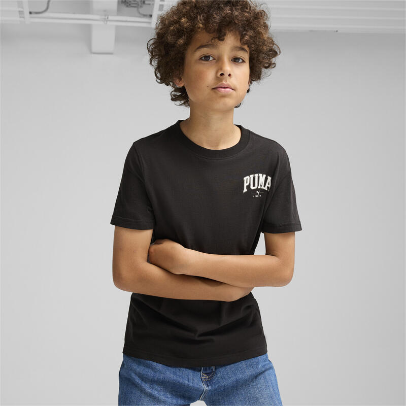 Camiseta Niño PUMA SQUAD con estampado pequeño PUMA Black