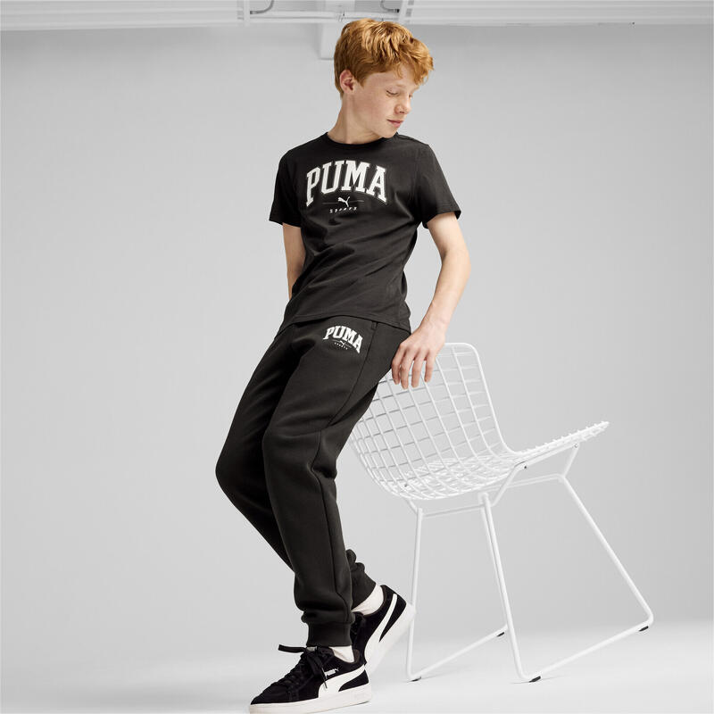 Camiseta Niño PUMA SQUAD con estampado grande PUMA Black