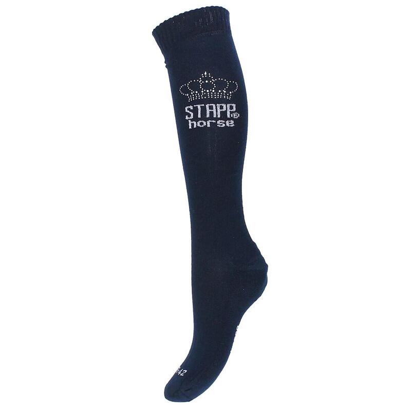 Chaussettes Crown Stapp Horse Bleu foncé