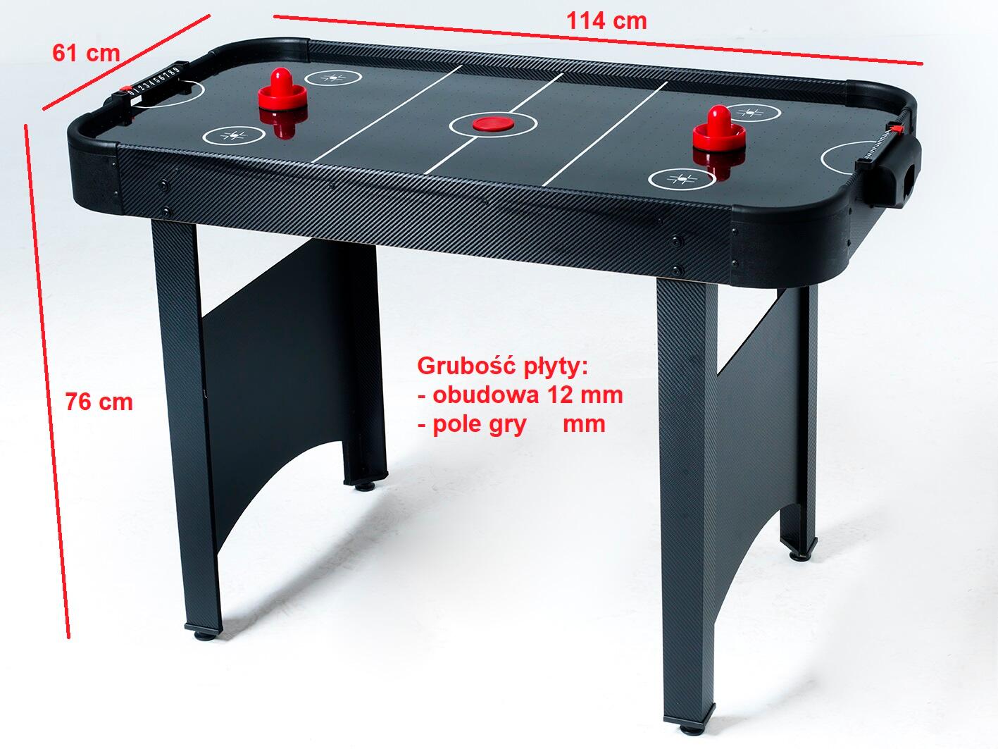 Stół cymbergaj Gamesson Airhockey Shark 114×61×76cm 2/7