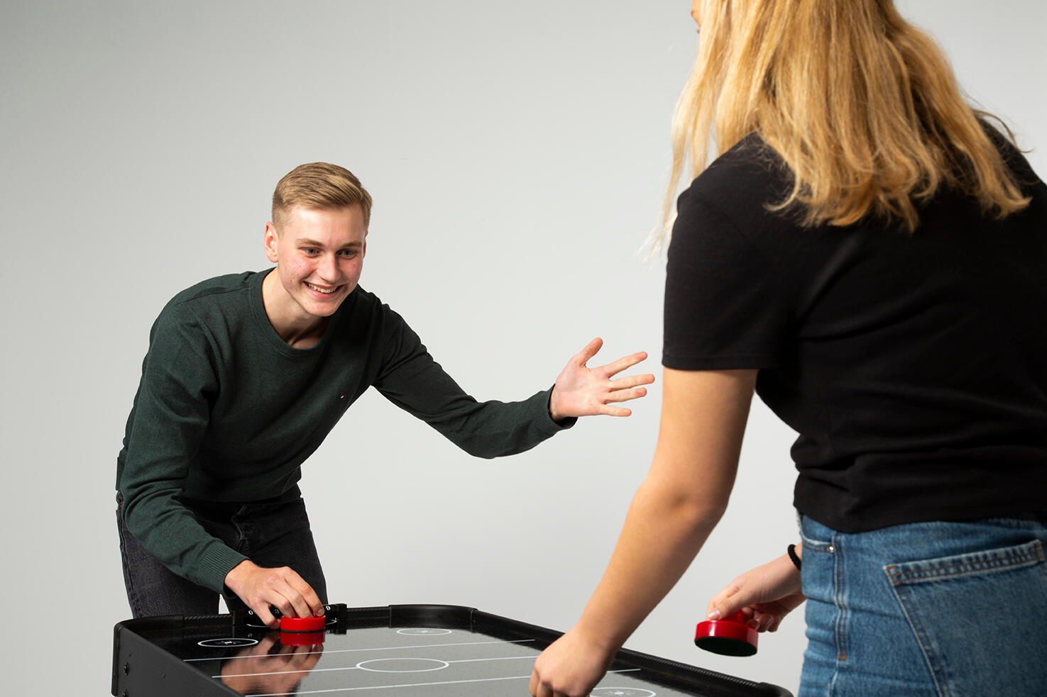 Stół cymbergaj Gamesson Airhockey Shark 114×61×76cm 6/7