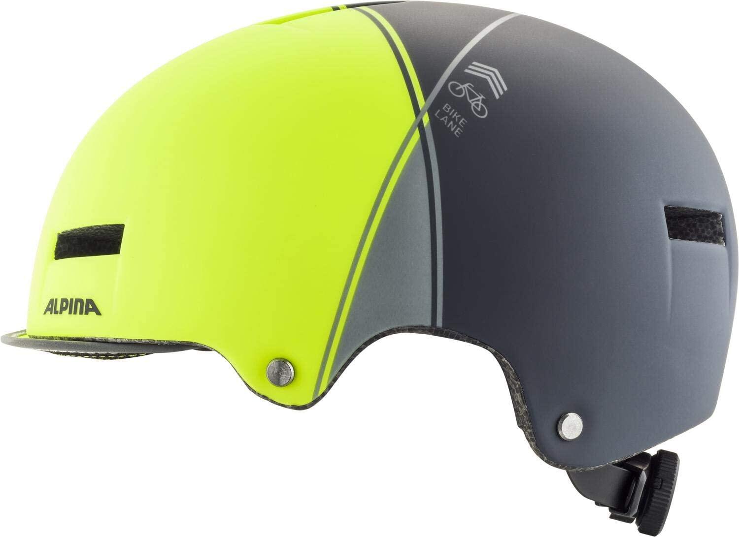 Grunerlokka Fahrradhelm Unisex yellow-grey Gr. 52-57 cm City Trekking MTB Bike 2/6