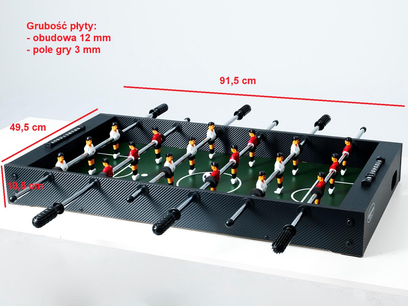 Stół piłkarzyki Gamesson Defender 3ft 92×50×11cm 2/7