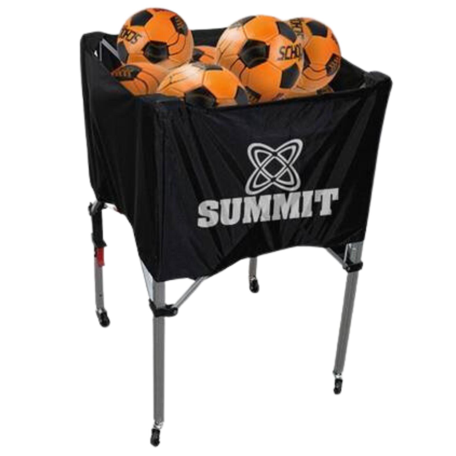 Summit Ball Carry Cart Portable Sports Case Trolley - Black