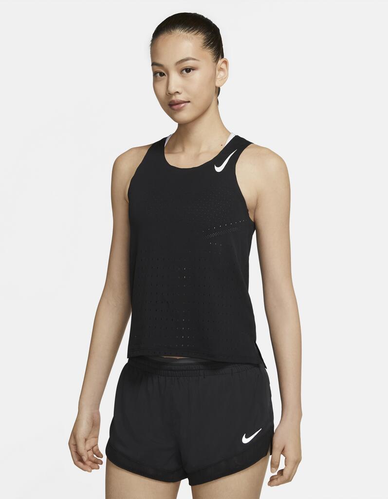 nike aeroswift singlet black