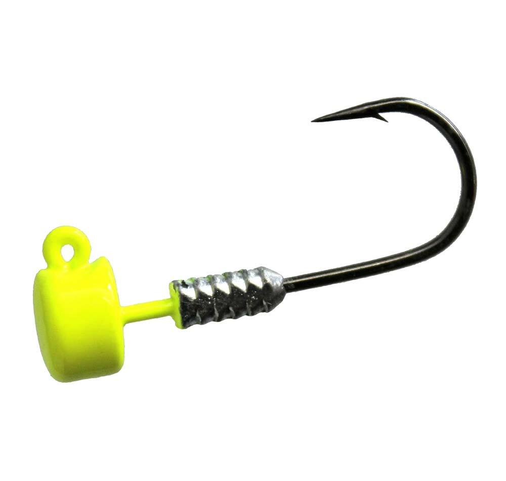 TT NedlockZ Jig Heads Chartreuse / 3/0H / 3/8oz