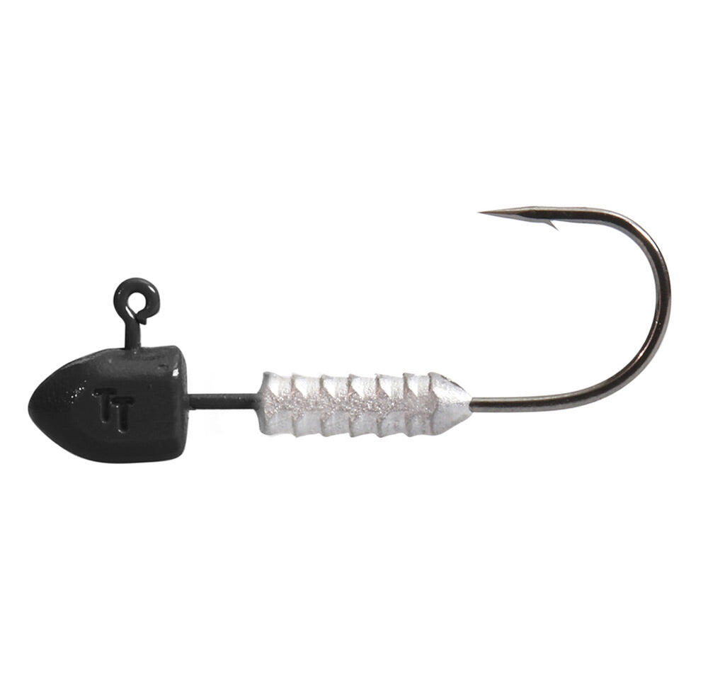 TT HeadlockZ Finesse UV Jig Heads Black / 2 / 1/20oz