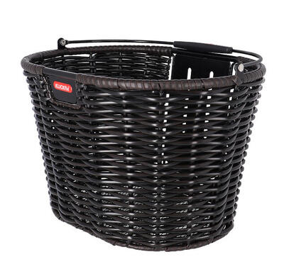 Vorderradkorb Structura oval. schwarz