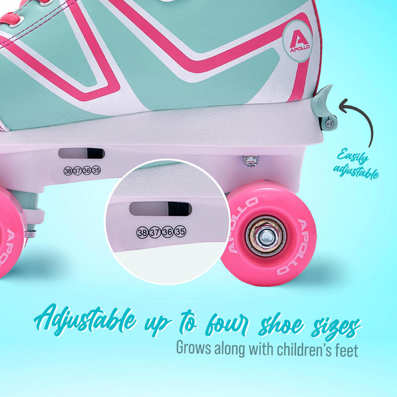 Rollers Disco | Tailles 31-42 | Patins à roulettes Tendance Enfants Adultes