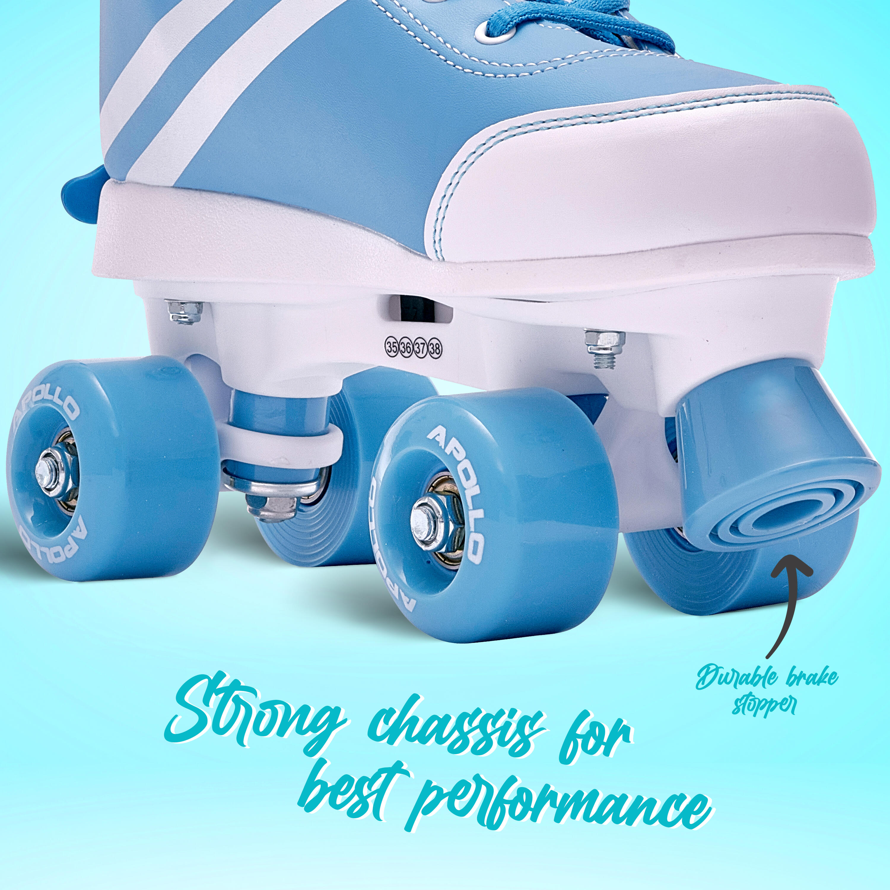Disco Roller Soft Boots - Verstelbare kinderrollers 4/7
