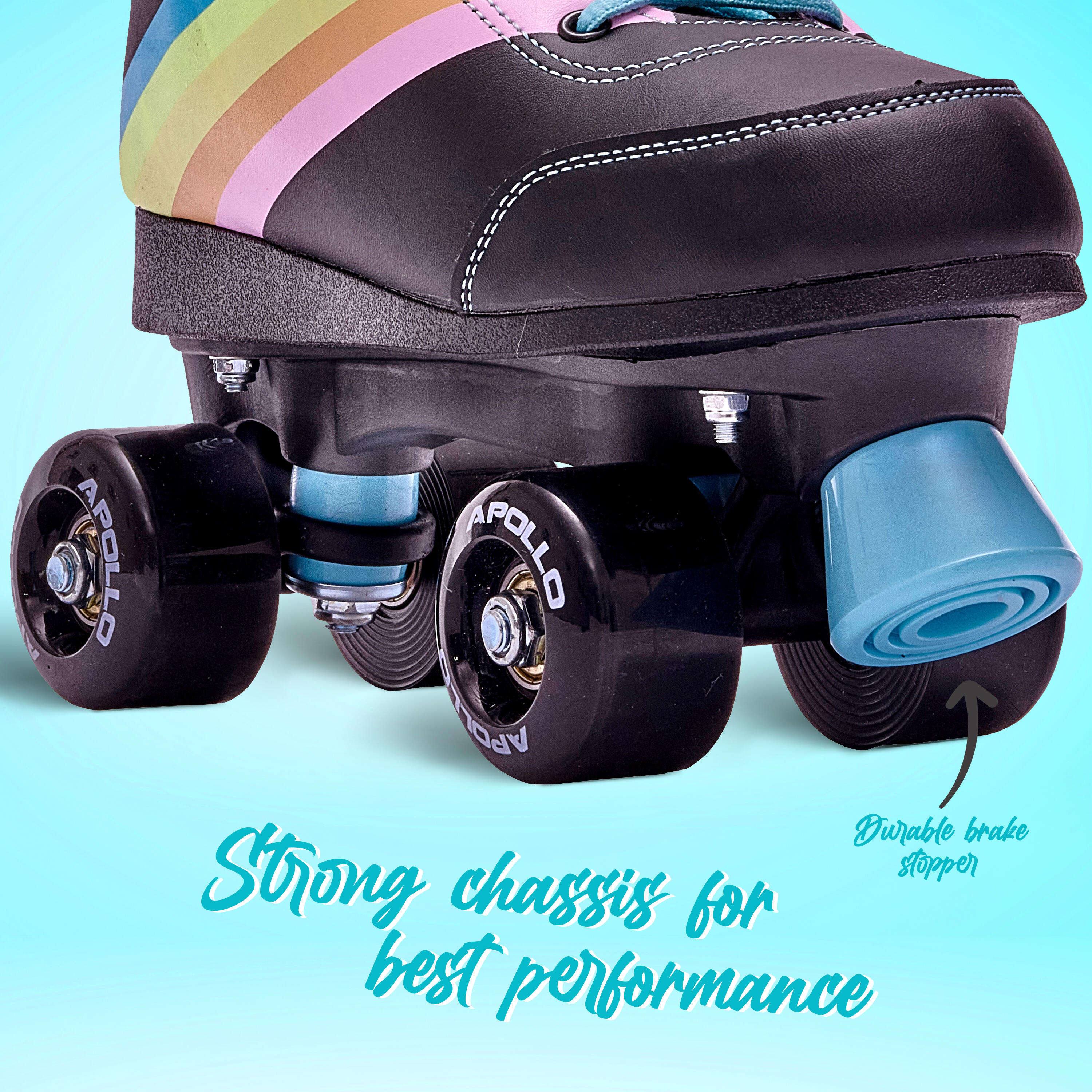 Disco Roller Soft Boots - Verstelbare kinderrollers 4/7