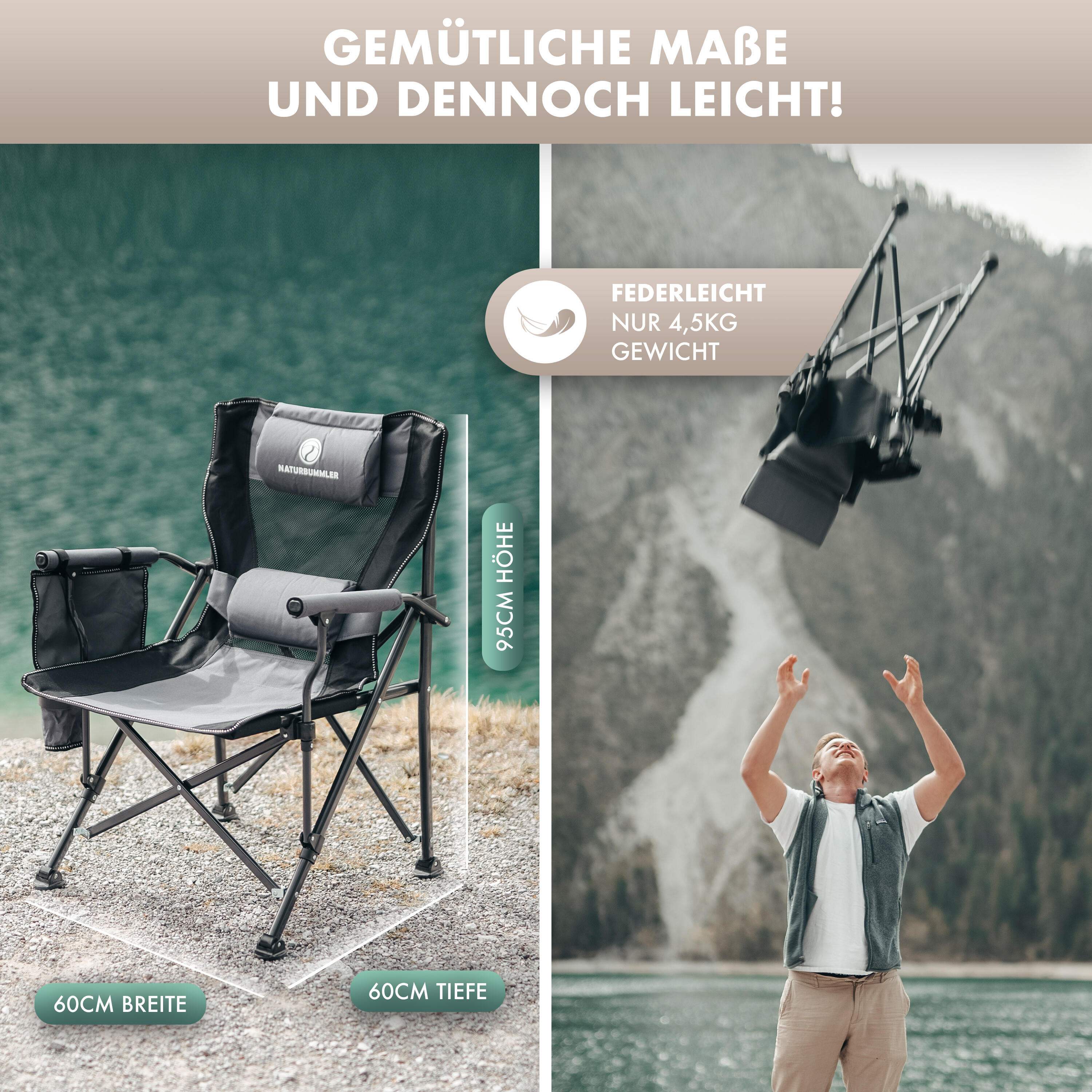 Campingstuhl CLOUD SIT+ 2/7