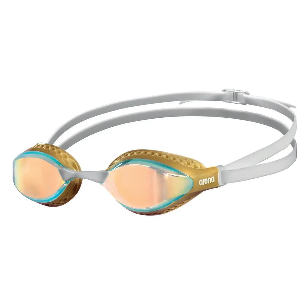 Arena Unisex Adult Swimming Googles Air Speed Anti Fog Swimwear Copper/Gold