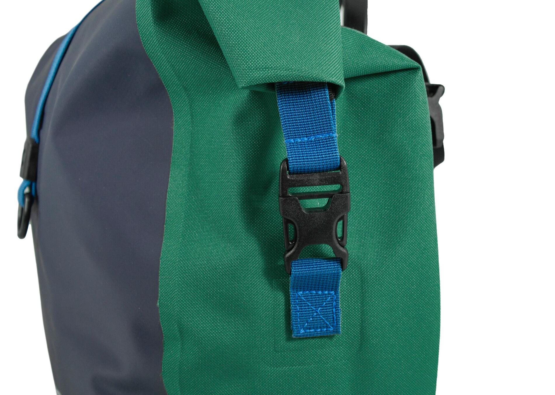 Gepäckträger Tasche Dunkel Grün Wasserdicht RollTop Fahrradtasche 4/6