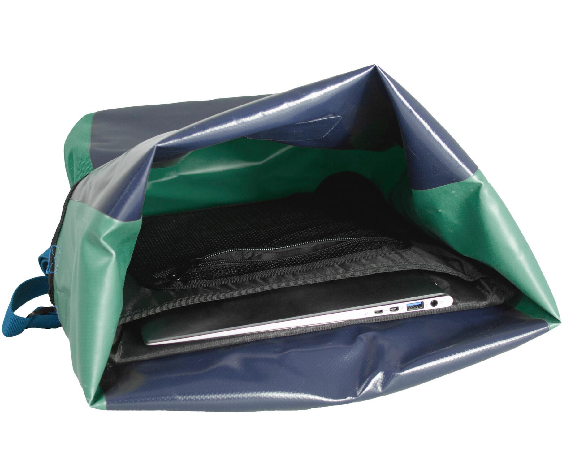 Gepäckträger Tasche Dunkel Grün Wasserdicht RollTop Fahrradtasche 3/6